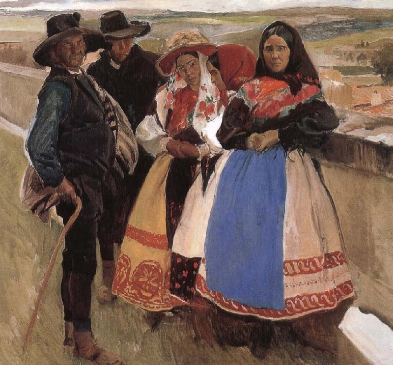 Joaquin Sorolla Segovia typical Spain oil painting art